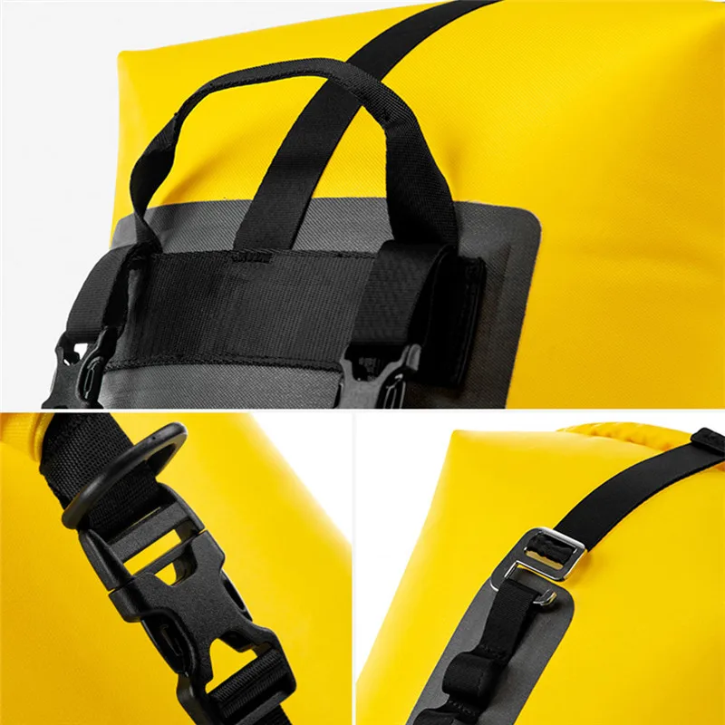 Naturehike 28L сумки для плавания нейлон водонепроницаемый портативный рюкзак для кемпинга ПВХ отделение для сухого и мокрого спорта водонепроницаемая сумка