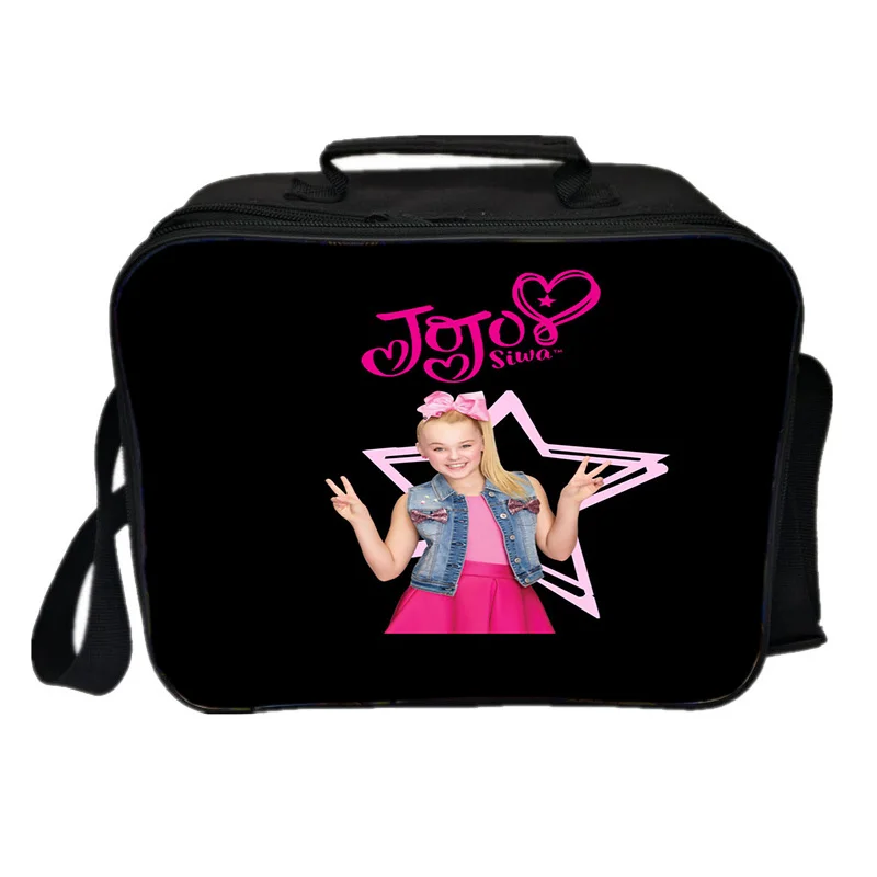 Jojo Siwa сумка-холодильник для детей, для мальчиков и девочек, сумка-холодильник, утеплитель, Модная студенческая Рабочая, новая практичная красивая сумка для ланча