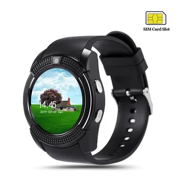 

V8 Watch Bluetooth Smartwatch Touch Screen Wrist Watch with Camera/SIM Card Slot Waterproof Smart Watch For Android IOS