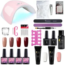 Маникюрный набор 36 Вт COSCELIA УФ-светодиодный светильник полигель-лак для наращивания ногтей сушилка для лечения УФ-Гель-лак