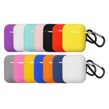 Мягкий силиконовый чехол для Airpods противоударный чехол для Apple Airpods Air Pod 2 1 чехол s ультратонкий протектор чехол для наушников