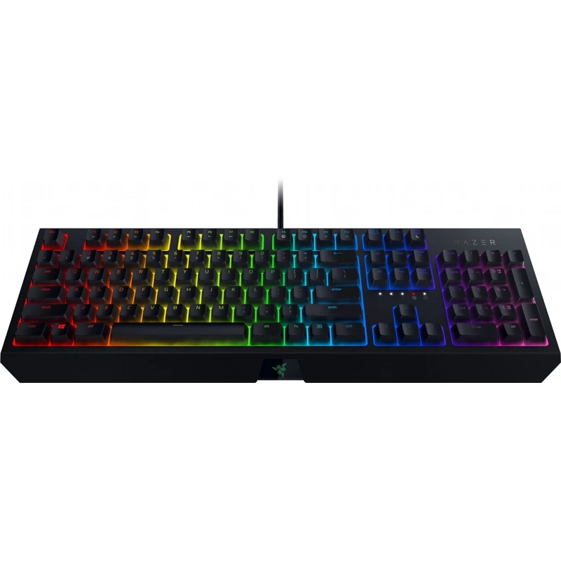 Клавиатура Razer Blackwidow механическая черный USB Multimedia for gamer LED