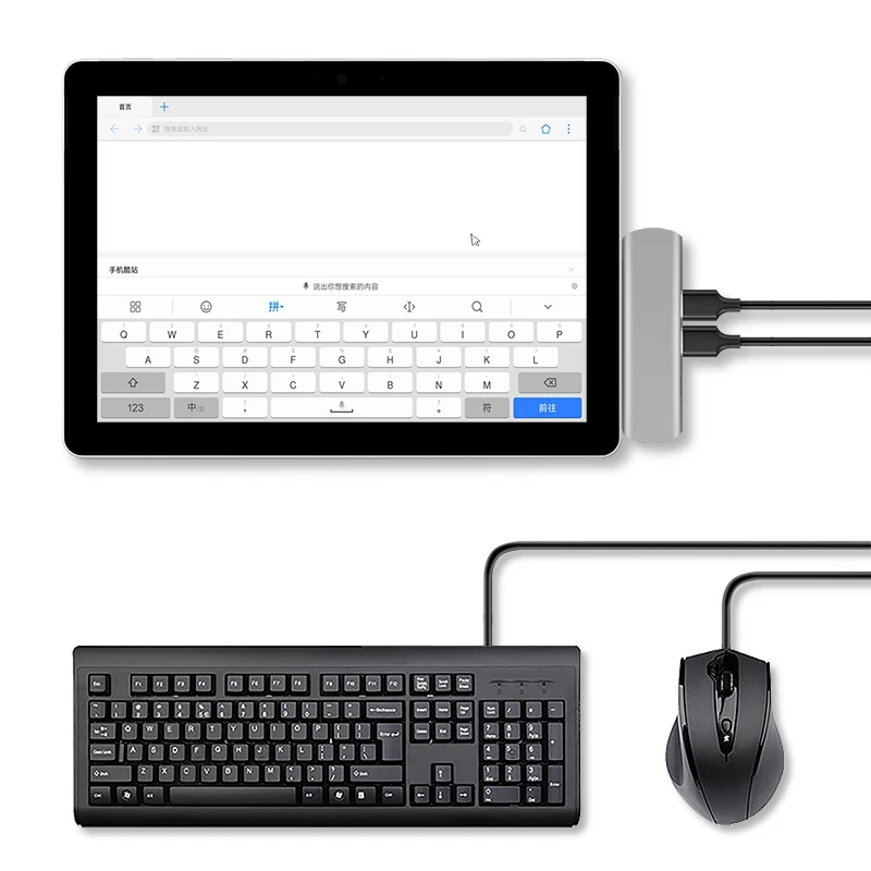 

AJIUYU USB C HUB для Samsung Galaxy Tab S8 11 "S8 Plus 12,4" S8 + планшет Type C 3,1 Hub для HDMI USB3.0 PD порт USB-C Dock Adapter