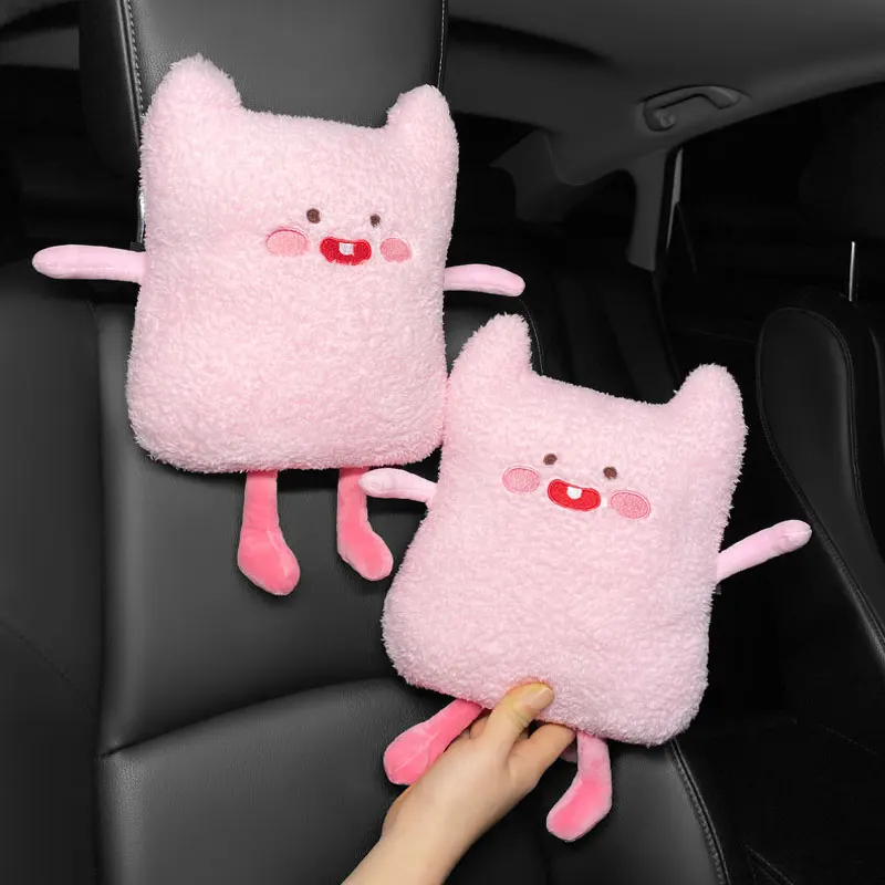 Kawaii Corgi Ass Pillow Cat Butt Ass Car Headrest Neck Pillow Lumbar  Support Pillow Car Interior Seat Doll gift for girl Xmas - AliExpress