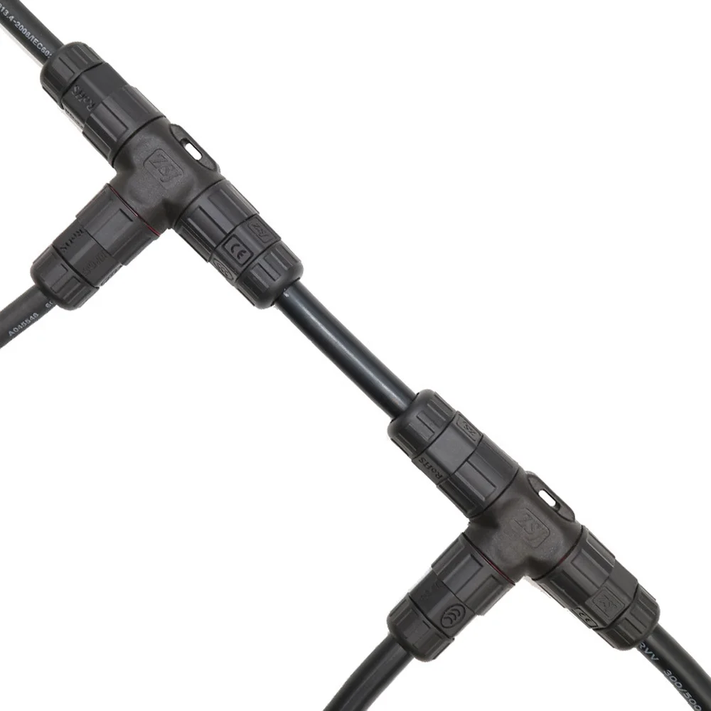 L25 waterproof connector 2pin T shape
