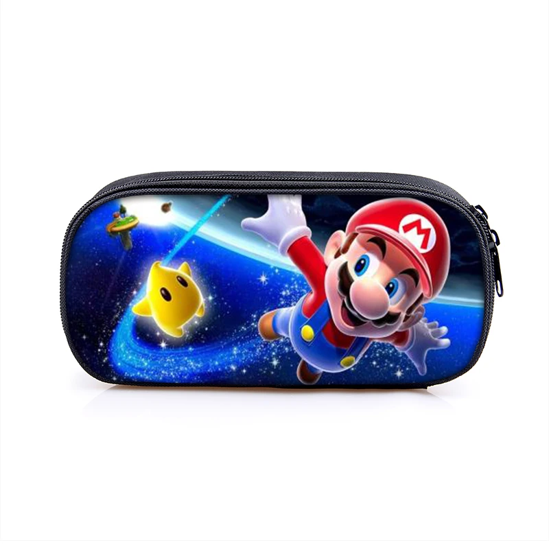 Мультфильм Супер Марио Bros Соник дети PencilBag студента PenBag для детей новые милые высококачественные канцтовары сумка пенал
