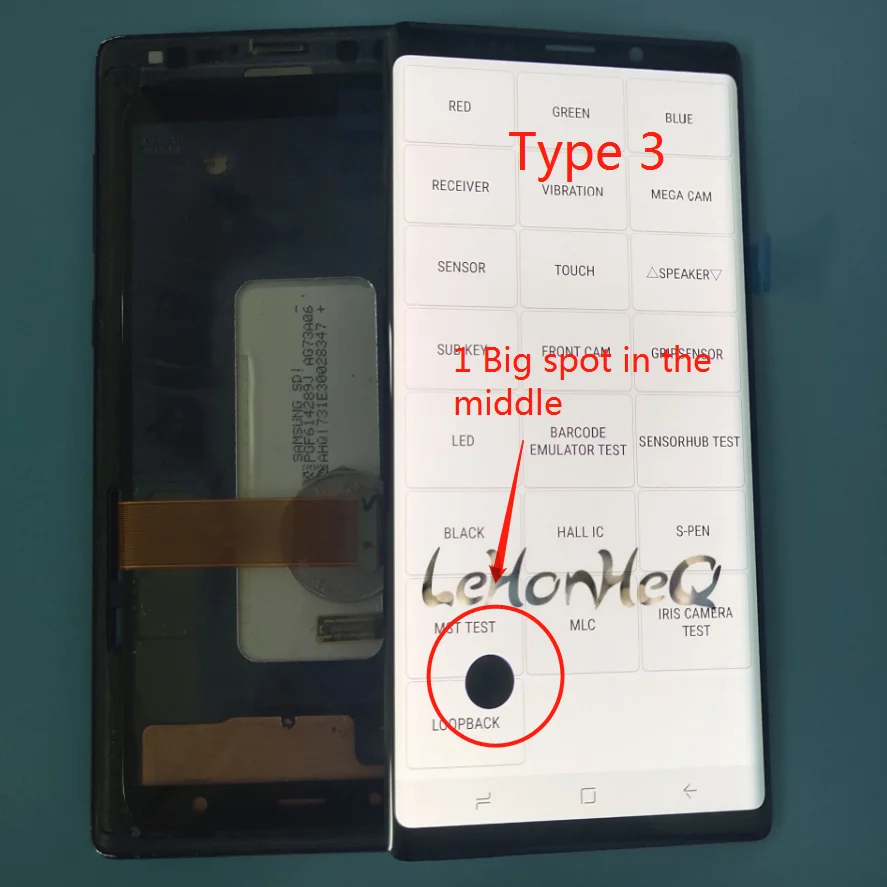 Dead spot lcd для samsung Galaxy Note9 Note 9 lcd дисплей N960F N960D N960DS кодирующий преобразователь сенсорного экрана в сборе без рамки