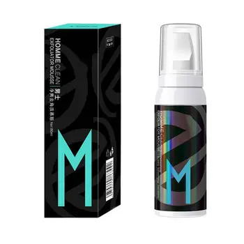 

80ml Men Exfoliating Oil-Control Facial Cleanser Mousse Foam Deep Clean Nourish