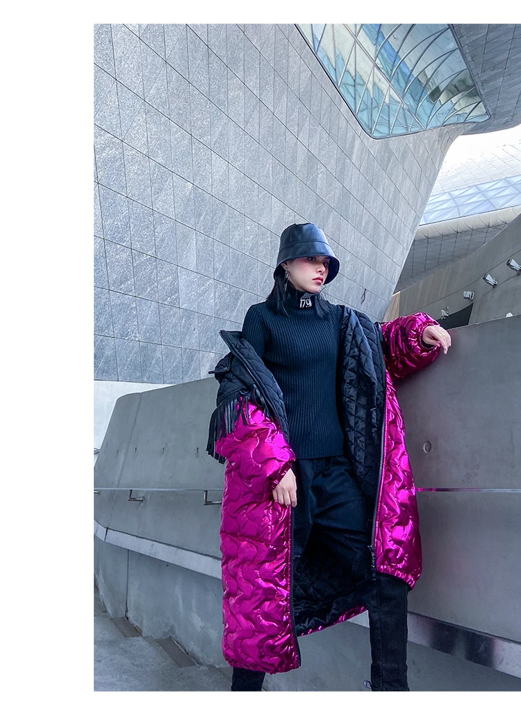 SuperAen Europe New Winter Warm Parkas Coat Female Pluz Size Wild Casual Cotton Parkas Coat Female Hooded Women Clothing