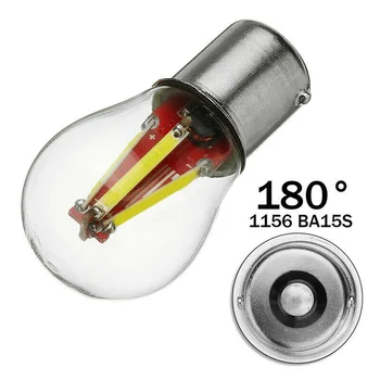 

1156 BA15S LED Lights 180 Degree Car Accessories 8V-28VDC 4 COB Lamp Bulbs
