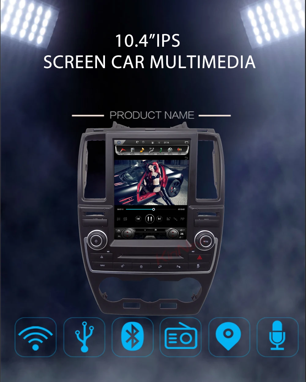 KiriNavi Tesla стиль вертикальный экран 10," Android 8,1 автомобильный Радио gps навигация для Land Rover freelander 2 Автомобильный DVD 2007