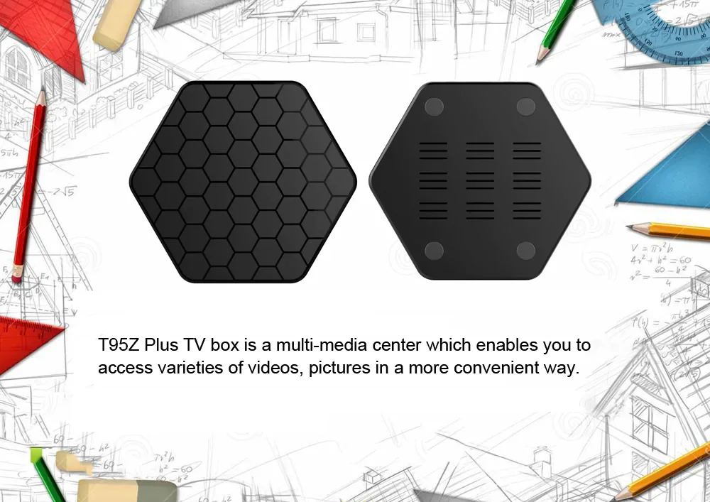 ТВ-приставка T95Z Plus 3 ГБ 32 ГБ Amlogic S912 Android 7,1