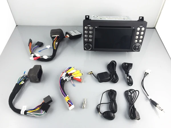 Восьмиядерный CD dvd-плеер 2 Din Android 9,0 автомобильный Радио для Benz SLK-171 2004-2011 с Harman Kardon gps-навигация Авторадио блок