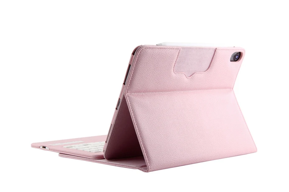 Для ipad pro 11 дюймов чехол с bluetooth клавиатурой личи зерна pu кожаный защитный чехол для Apple ipad pro 11