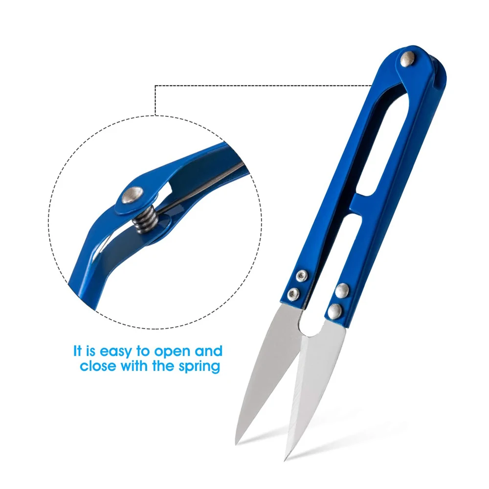 50/100 stücke Nähen Schere Mini Garn Faden Cutter Kleine Snips Trimmen Nipper für Kreuz Stich DIY Nähen Liefert zufällige farbe – Detail 4