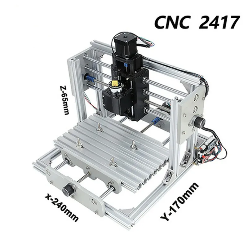 Мини ЧПУ 2417 маршрутизатор, diy ЧПУ гравировальный станок, 3 оси мини Pcb ПВХ фрезерный станок, металл резьба по дереву машина