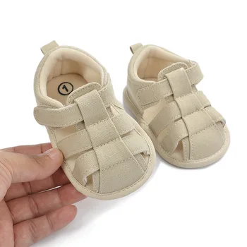 

Children Spring Summer Shoes Newborn Infant Baby Girl Boy Solid Color Toddler Shoes Soft Bottom Non-slip Walking Shoes