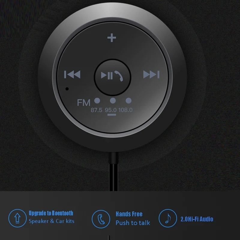 Bluetooth 5,0 аудио музыкальный приемник Usb 3,5 мм Беспроводной адаптер громкой связи Автомобильный дополнительный громкоговоритель