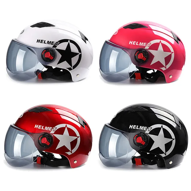 US $10.88 Motorcycle Helmet Scooter Bike Open Face Half Baseball Cap AntiUV Safety Hard Hat Motocross Helmet