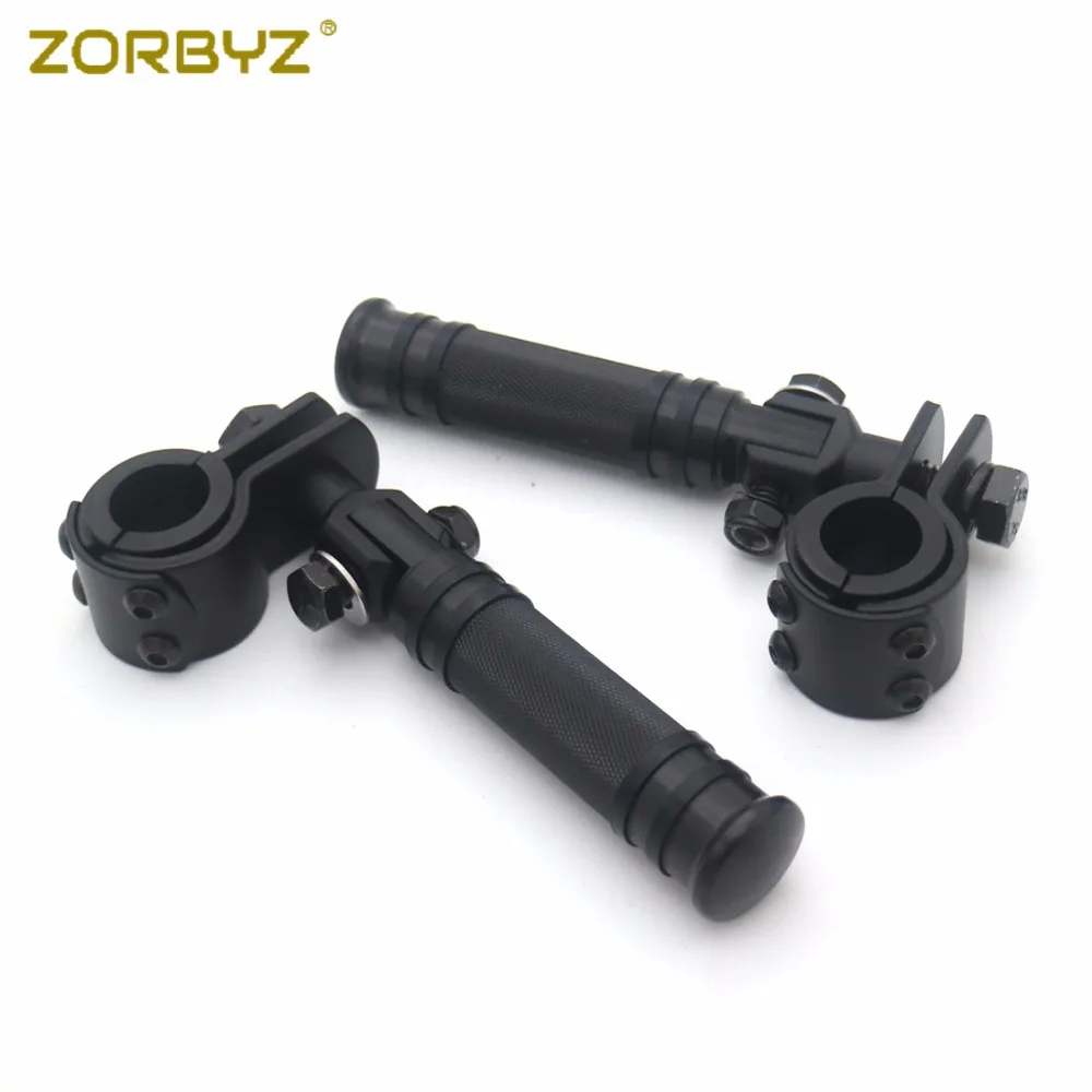 ZORBYZ "~ 1-1/4" автострада Крушение Бар зажимы защита двигателя Подножки крепления комплект для Harley Suzuki Honda Виктори