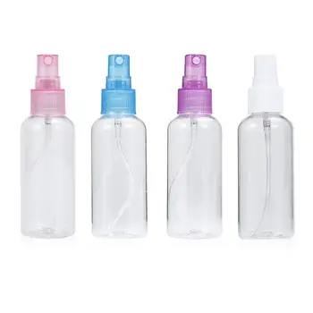 

2pcs 60ml Split Bottle Travel Empty Container Makeup liquid Atomizer Sample Bottles Clear Small Miniature Empty Spray Shampoo