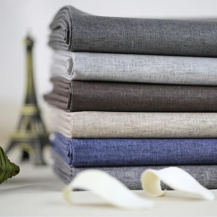 100*140cm DIY Fabric Environmental Protection Coating Waterproof Curtain Linen Scratched Thin Cotton AT288 | Дом и сад