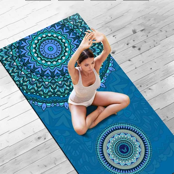 

Suede TPE Yoga Mat for Beginner Non-Slip Exercise Gymnastics Mats Thickening Widening 80cm Body Building Sport Yoga Cushion