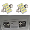 4 pièces haute luminosité blanc LED lampes de lecture dôme lampe pour Mitsubishi ASX Outlander 2012 2013 2014 2015 ► Photo 1/6