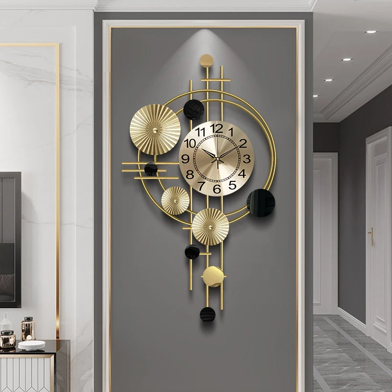 legering Bijdrage anders Nordic Grote Wandklok Modern Design Creatieve Klokken Muur Home Decor Luxe  Gold Metal Stille Horloge Woonkamer Decoratie Gift | amalay-hotel.com
