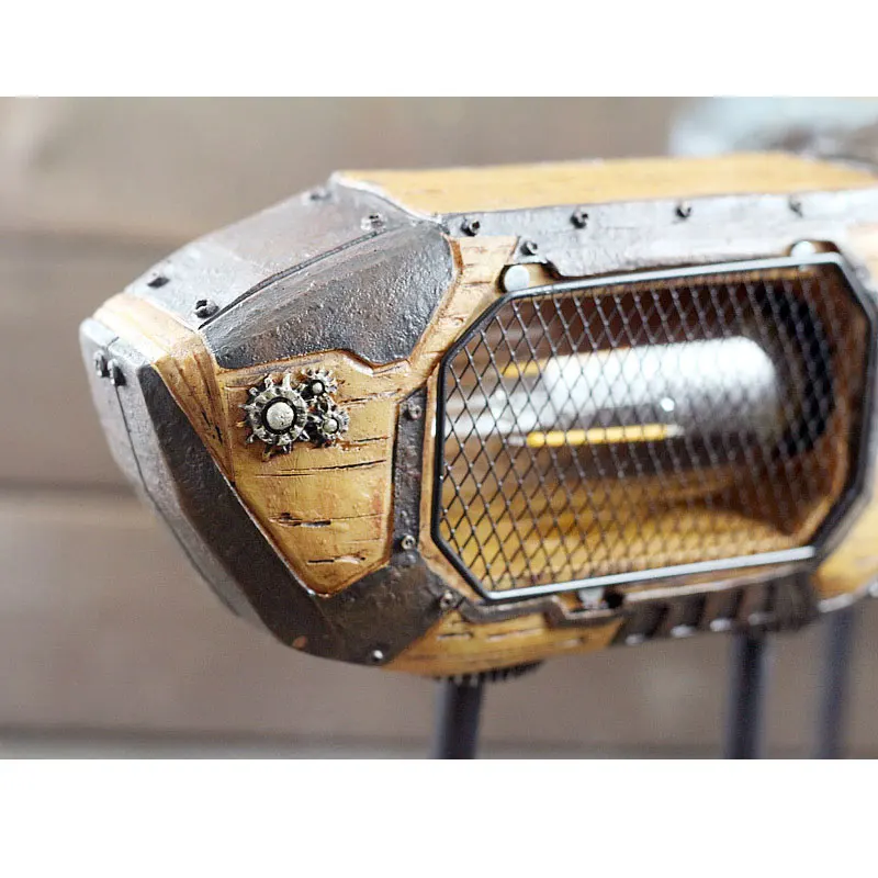 Светодиодный ная настольная лампа в стиле ретро светильник индастриал для