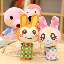 

1Pcs 25/40Cm Animal Crossing Plush Doll Small Animal Plush Toys Lilian Raccoon Doll Christmas Present Children's Birthday Gifts