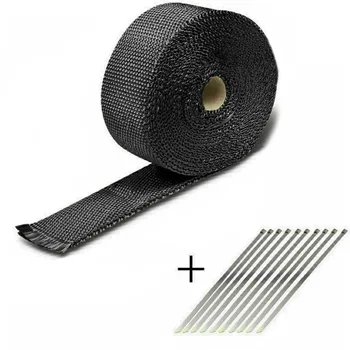 

Parts Exhaust Pipe Wrap Car Bandage Thermal Shield 5 Meters Insulation Spare