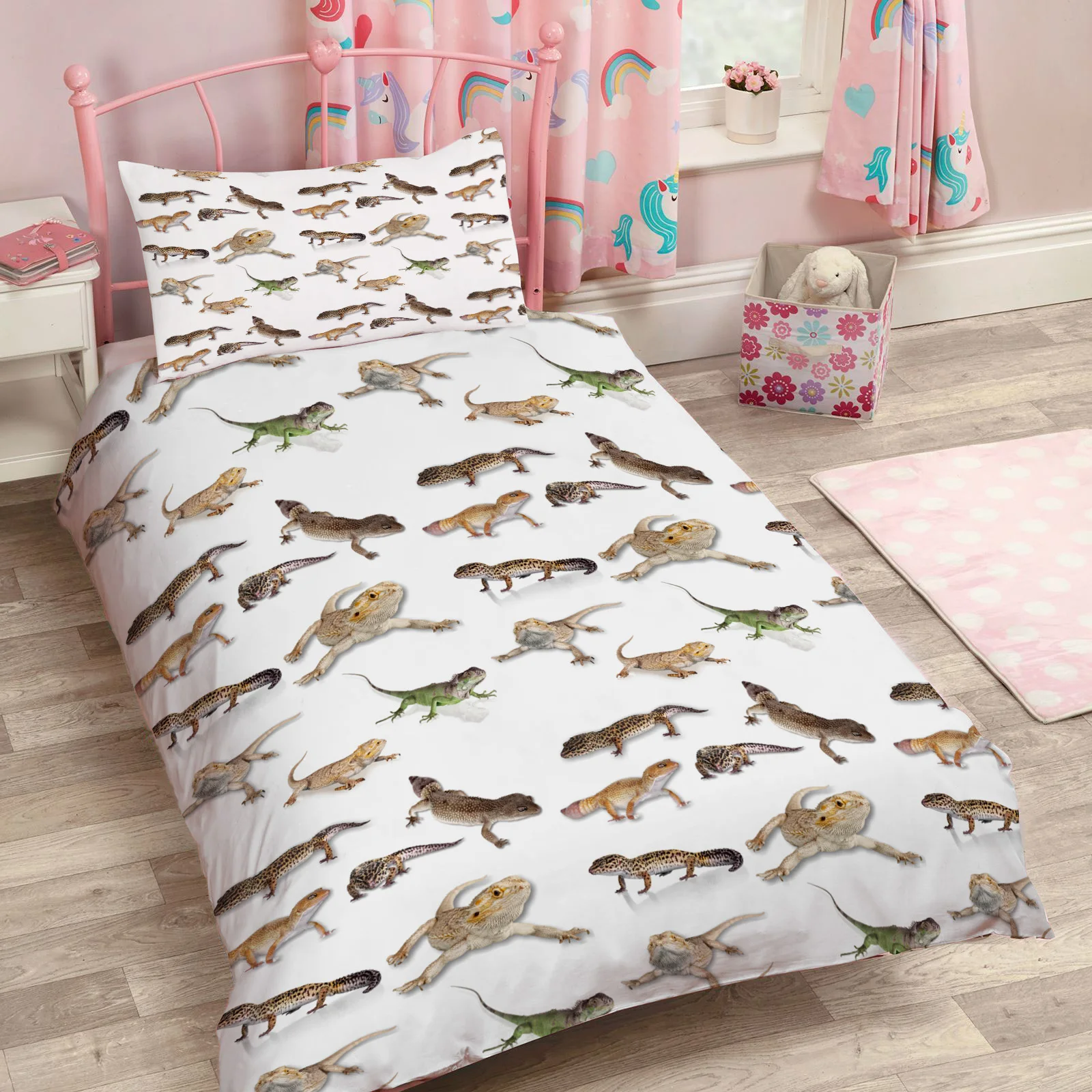 Lizard Reptile Duvet Cover Pillow Case Quilt Cover Set Bedclothes Single Bedding Sets For Bed