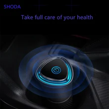 Автомобильный очиститель воздуха в форме чашки SHODA, отрицательные ионы, воздухоочиститель-ионизатор, удаление формальдегида PM2.5