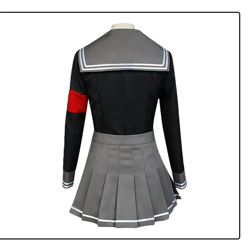 Аниме Dangan Ronpa Peko Pekoyama Danganronpa карнавальный костюм Schlool JK Униформа моряка Топ Юбка