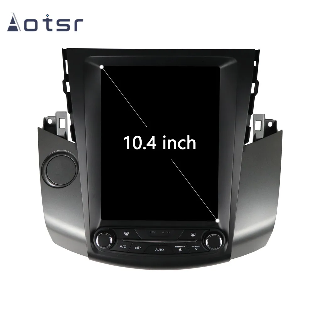 AOTSR 10,4 дюймов Android 2003 стиль Tesla HD вертикальный экран Автомобильный gps навигатор для Toyota RAV4 2012-мультимедийный плеер