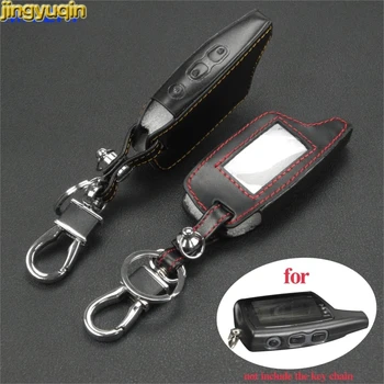 

Jingyuqin for TAMARACK Pandora DXL3000 Car Alarm System Remote Control Leather Key Case Cover Styling