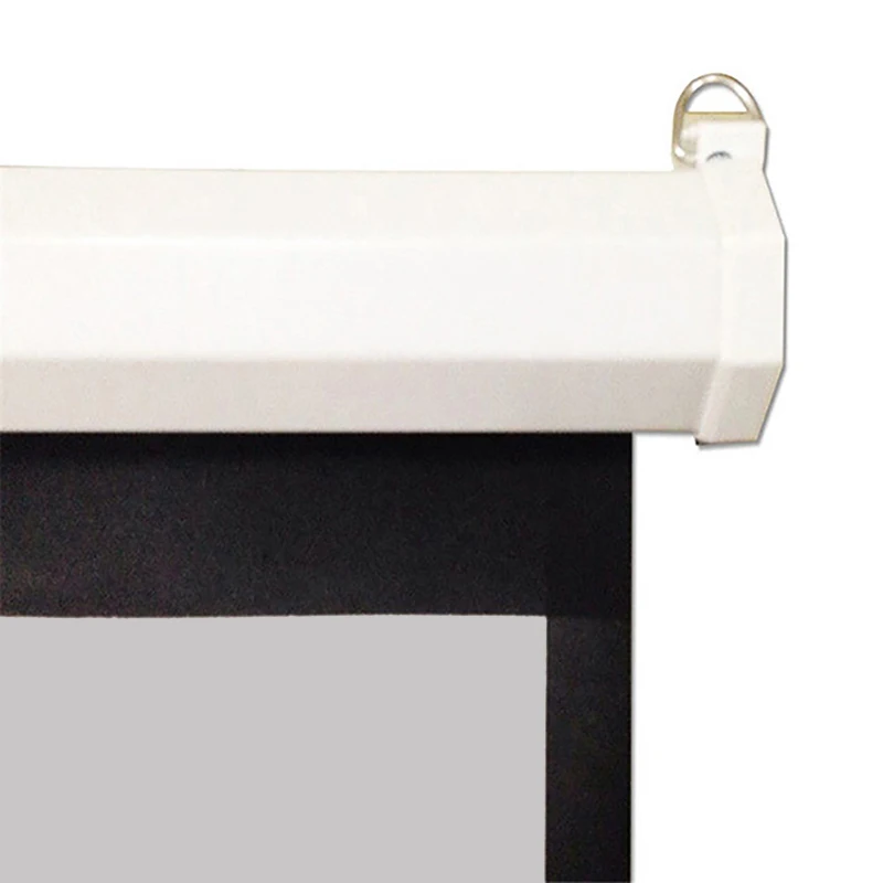 Thinyou Matte Gray Fabric Fiber Glass 60inch 16:9 Auto Self-Locking Screen Gain Manual Pull Down for LED LCD DLP Laser Projector