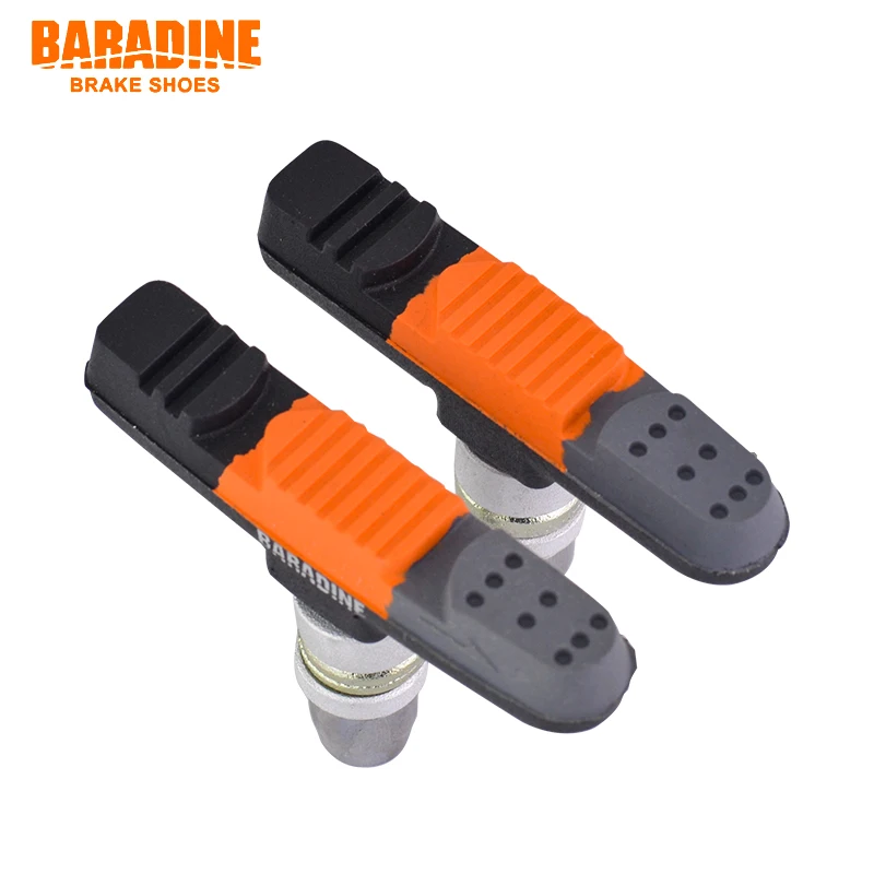 BARADINE Bicycle Brake Pads 470V 16 14 18 20 Inch Aluminum Alloy Rubber V Brake Pads for Folding Bike Superlight