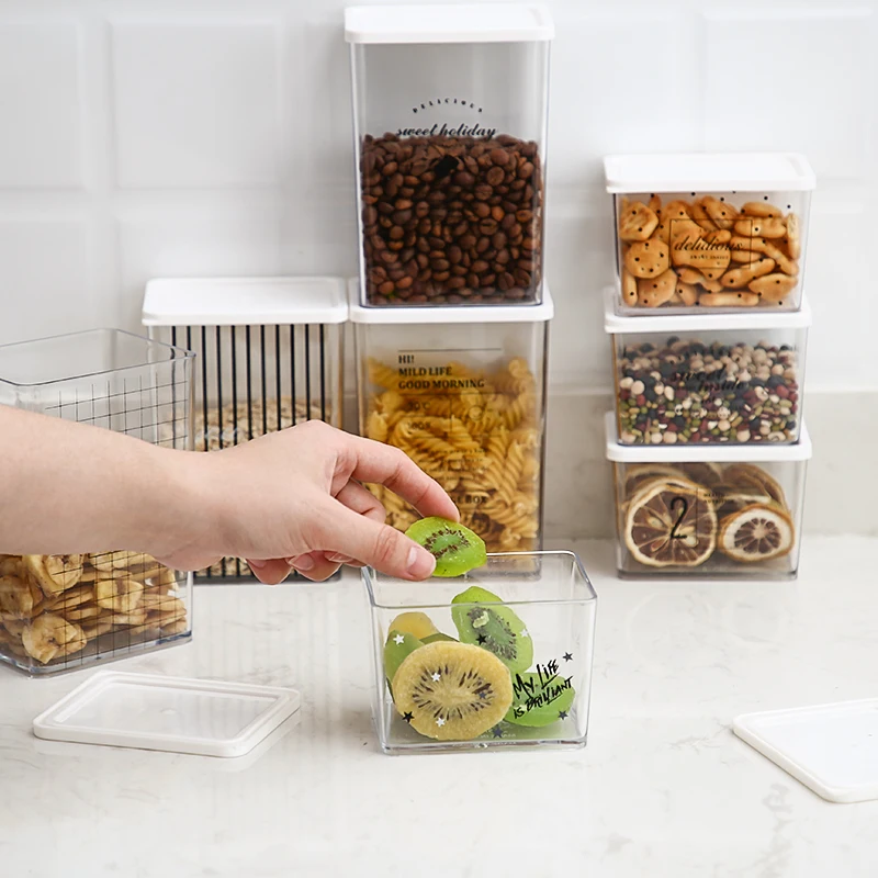 

Transparent Acrylic Storage Box High Quality Food Dried Powder Mixed Grain