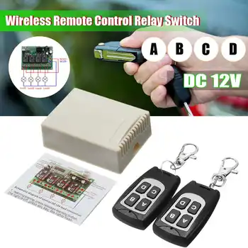 

1Set 12V 4CH 200M Wireless Remote Control Switch Transceiver Relay Switches With 2 Receiver For Autonomous Control Switch