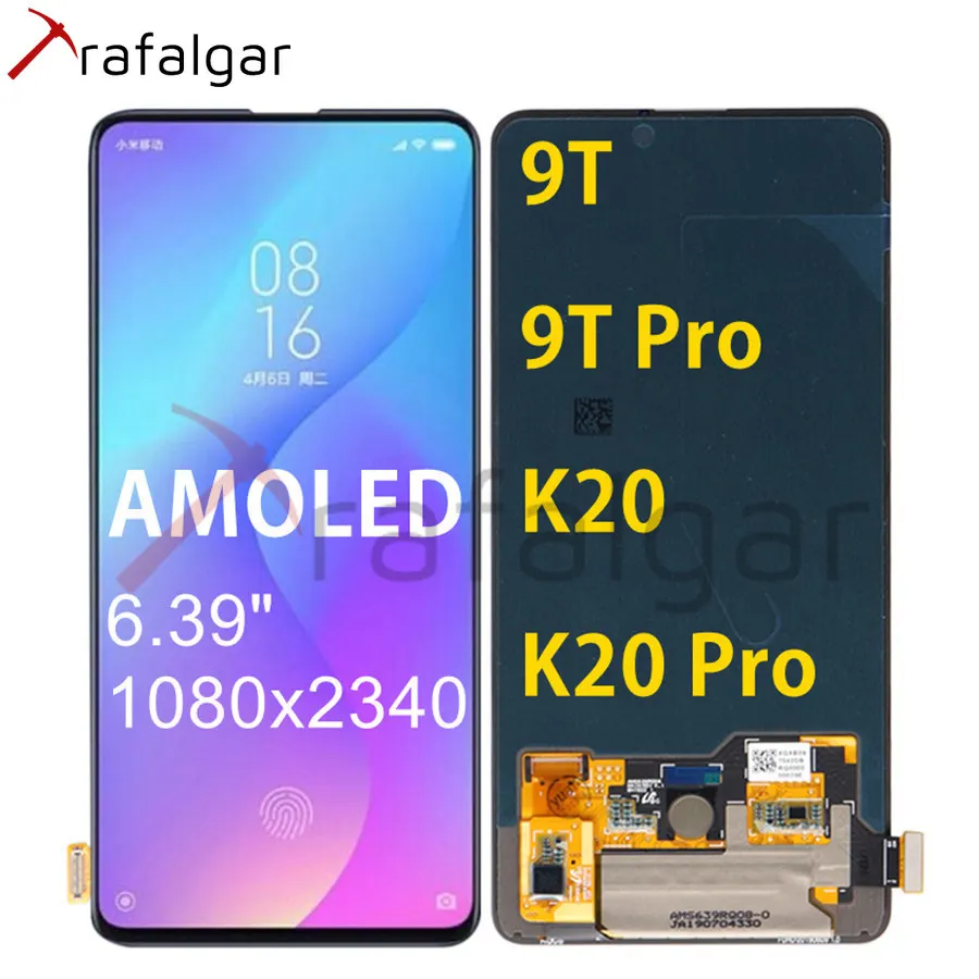 

AMOLED Screen for Xiaomi Mi 9T LCD Display Touch Digitizer Screen Replacement For Xiaomi Redmi K20 Mi 9T LCD Screen K20 Pro LCD