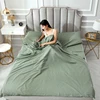 Super Comfortable Special Craft Washed Cotton Sleeping Bag Liner Portable Sleeping Sack Outdoor Camping Hotel Travel Sheet 2
