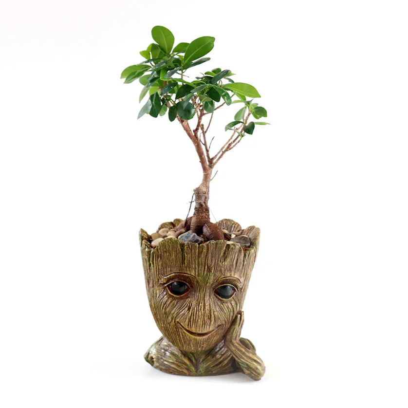 

Guardians of The Galaxy Groot Model Creative Pen Holder Flower Pot Office Organizer Cute Penholder Desk Accessories Kids Gift