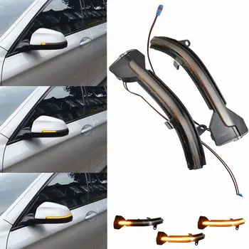 

Car LED Dynamic Side Wing Mirror Turn Signal Blinker Light For BMW 5 6 7 Series F01 F02 F06 F07 F10 F11 F12 F13