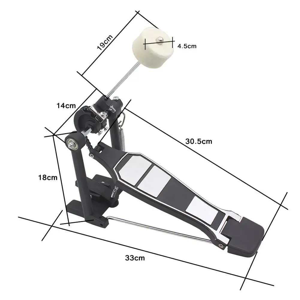 IRIN Professional Drum Pedal Single Step Hammer Musical Instrument Accessories