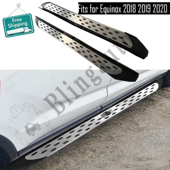 

Side step fits for C hevrolet Equinox running board nerf bar side bar side stairs aluminium alloy car protect pedal
