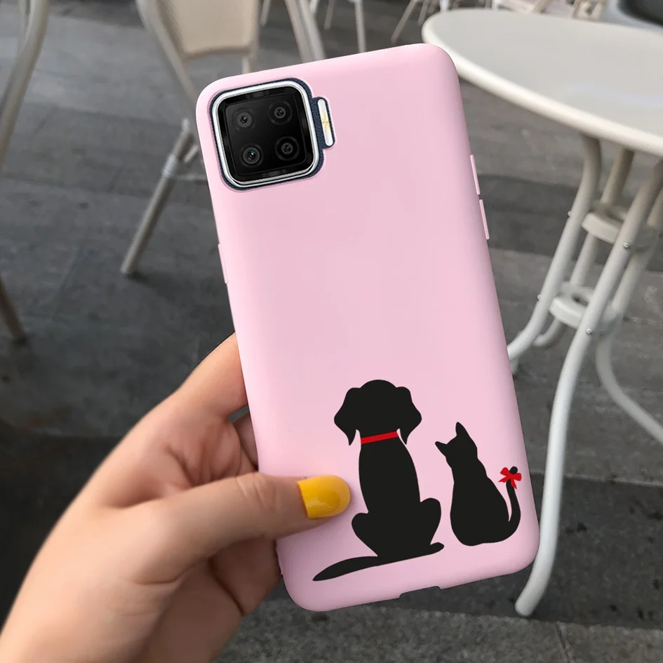 cases for oppo black For OPPO A73 5G Case Cute Love Heart Fundas Soft Silicone Shockproof Cover For OPPO A73 A93 CPH2067 CPH2121 A 73 A 93 Phone Case cases for oppo cell phone