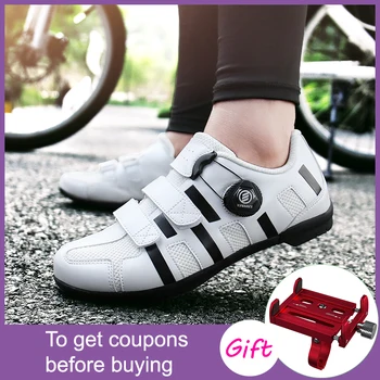 

2020 New Road Cycling Shoes Shock Absorption Abrasion Resistance Non-Locking Lovers Shoes Bicycle Riding Shoes Ciclismo Shoes