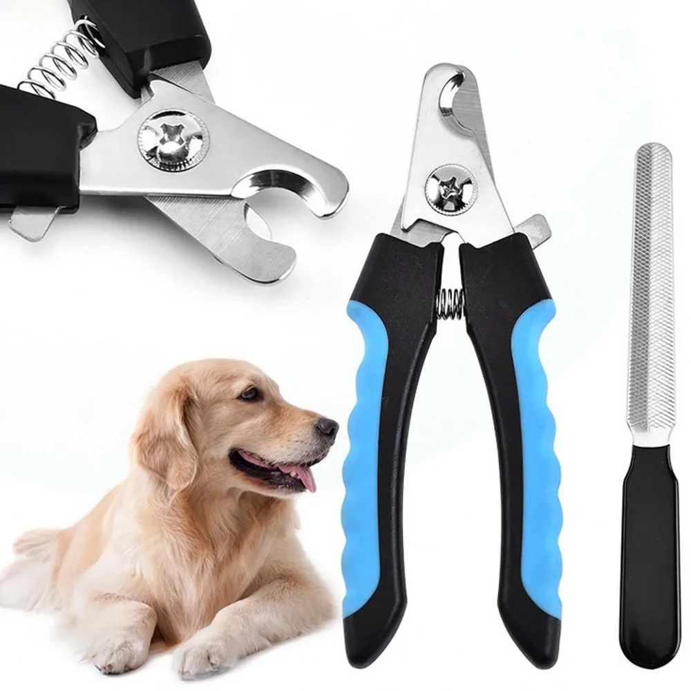 Cortador de uñas para perros cortador profesional de Gato con Hoz, tijeras para aseo de acero inoxidable, para garras de perros y mascotas, novedad de 2020